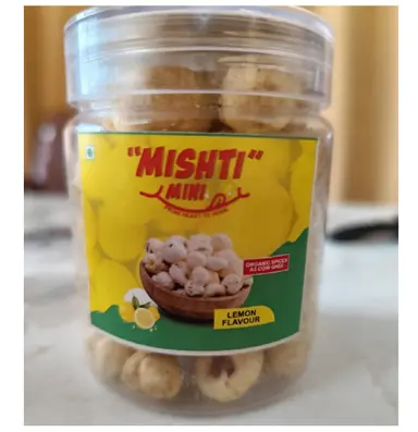 Lemon Flavour MISHTIMINI Flavored Makhana (fox nuts)