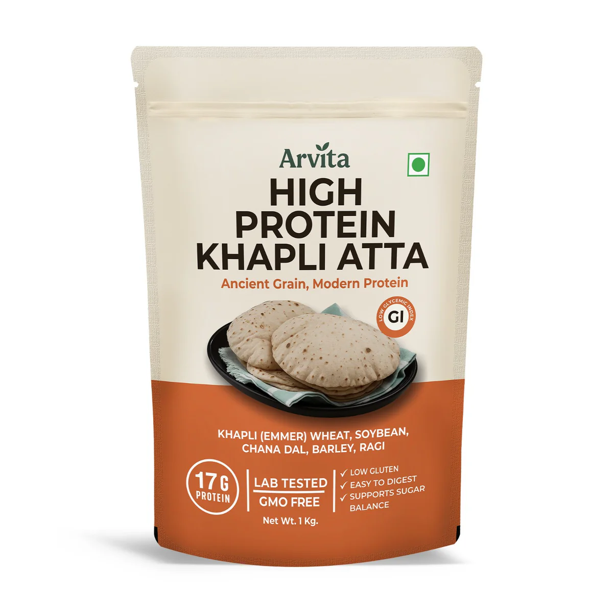 High Protein Khapli Atta