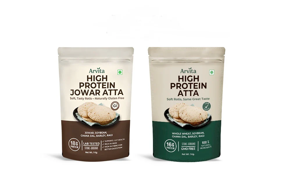 Daily Essential Combo : High Protein Jowar & Whole Wheat Atta