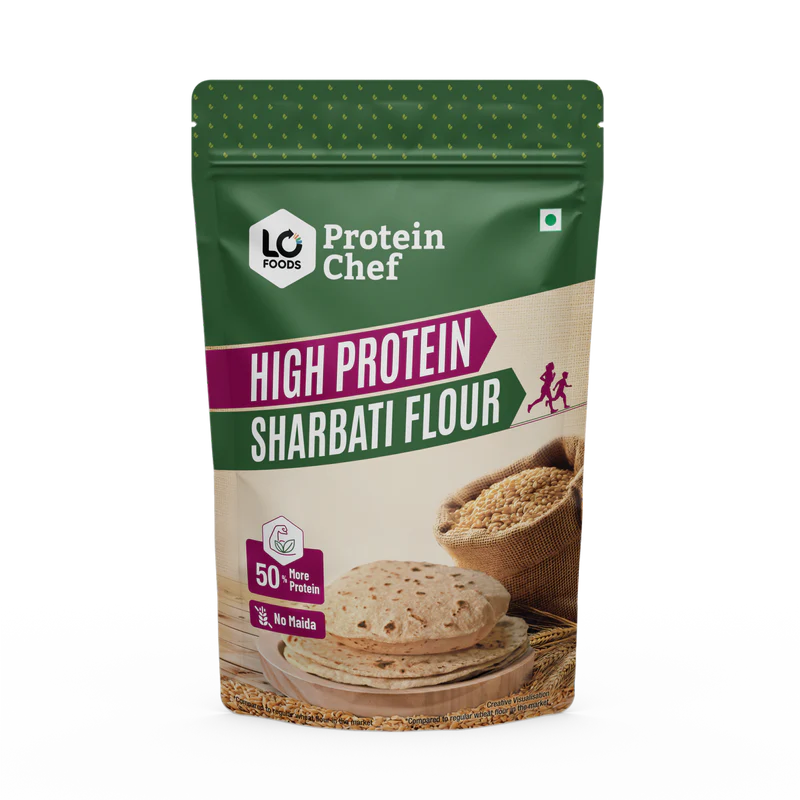 Protein Chef Sharbati Atta (50% More-Protein, No Maida MP Grain)