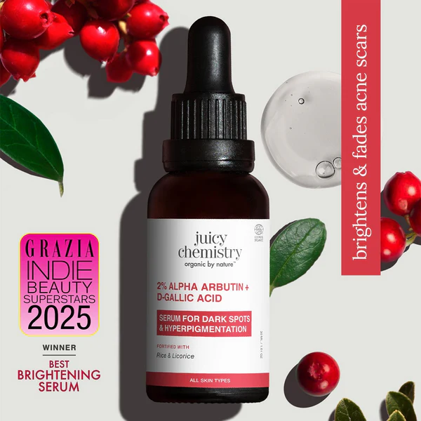 2% Alpha Arbutin + D-Gallic Acid Natural Face Serum