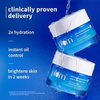 2% Niacinamide & Rice Water Brightening Gel Moisturizer
