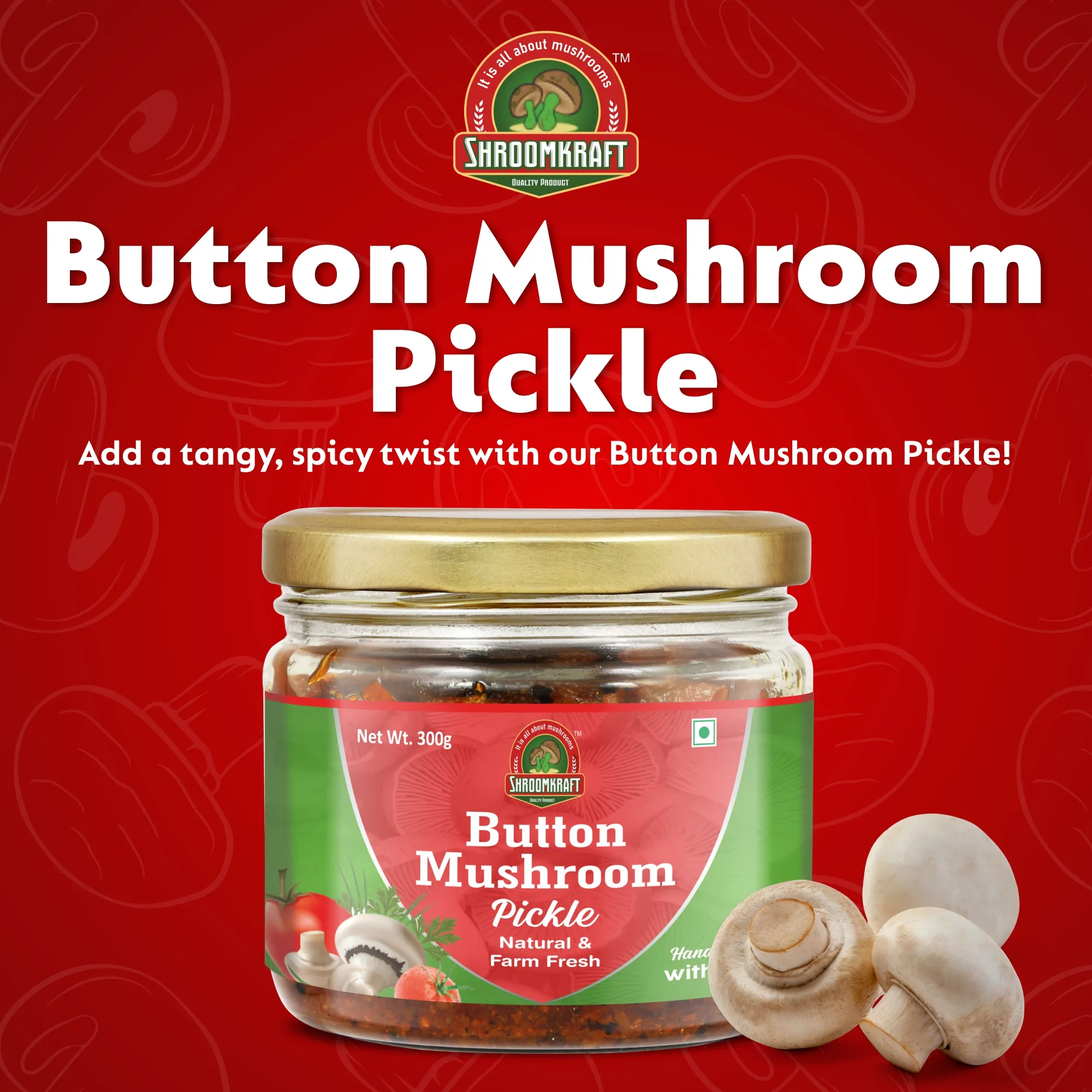 Button Mushroom Pickle