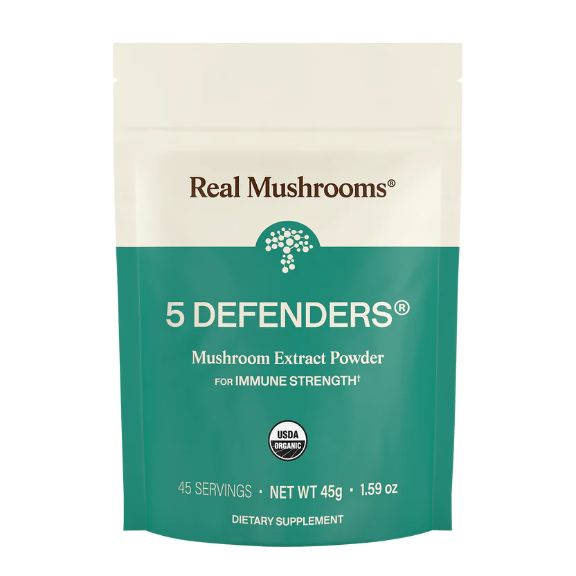 5 Defenders® Organic Mushroom Complex – Bulk Powder