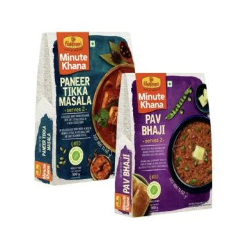 Paneer Tikka Masala and Pav Bhaji Combo