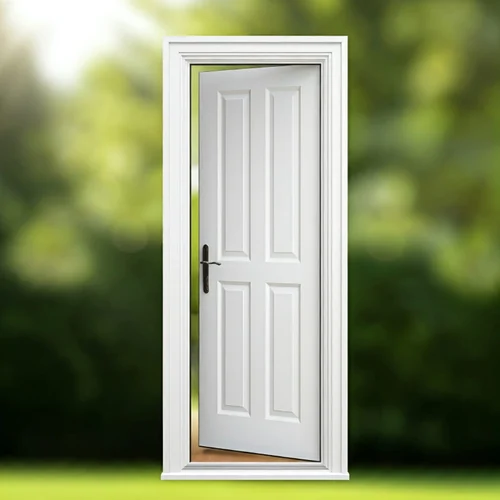 White Upvc Casement Door