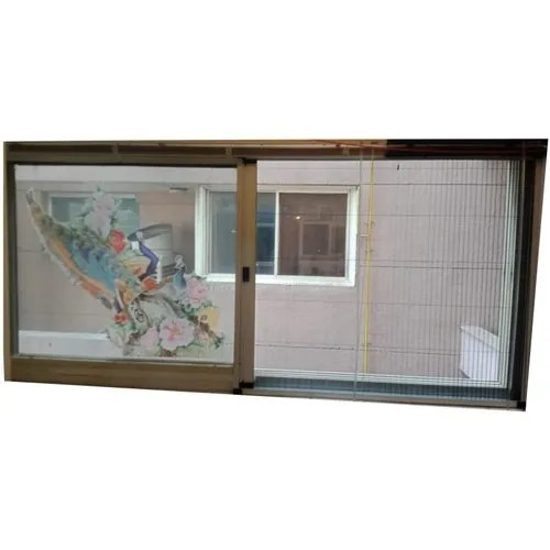 Toughened Glass UPVC Sliding Window