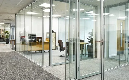 UPVC Office Glass Partition