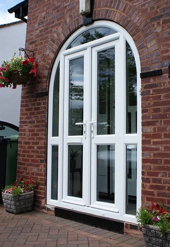 UPVC Arch French Doors