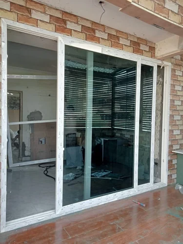 Three Track UPVC Sliding Window