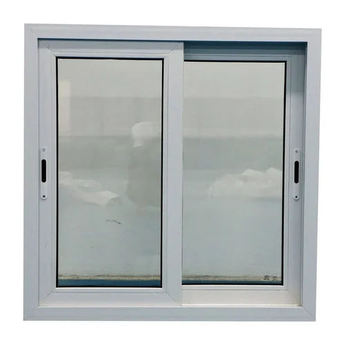 3 Feet White Aluminium Glass Sliding Window