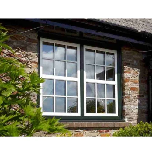 2 Panel UPVC French Window With Georgian Bar