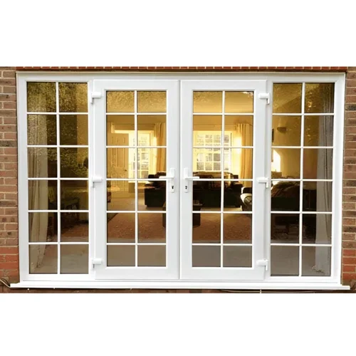 4 Panel UPVC French Window With Georgian Bar