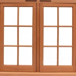 Double Door Window Frame