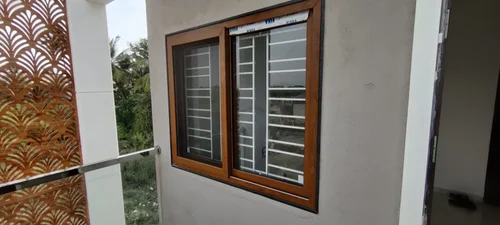 UPVC Wood Finish Window