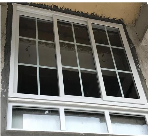 White UPVC Georgian Bars Window